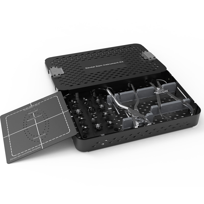 Dental Rubber Dam Instruments Kit Dental Dam Instruments