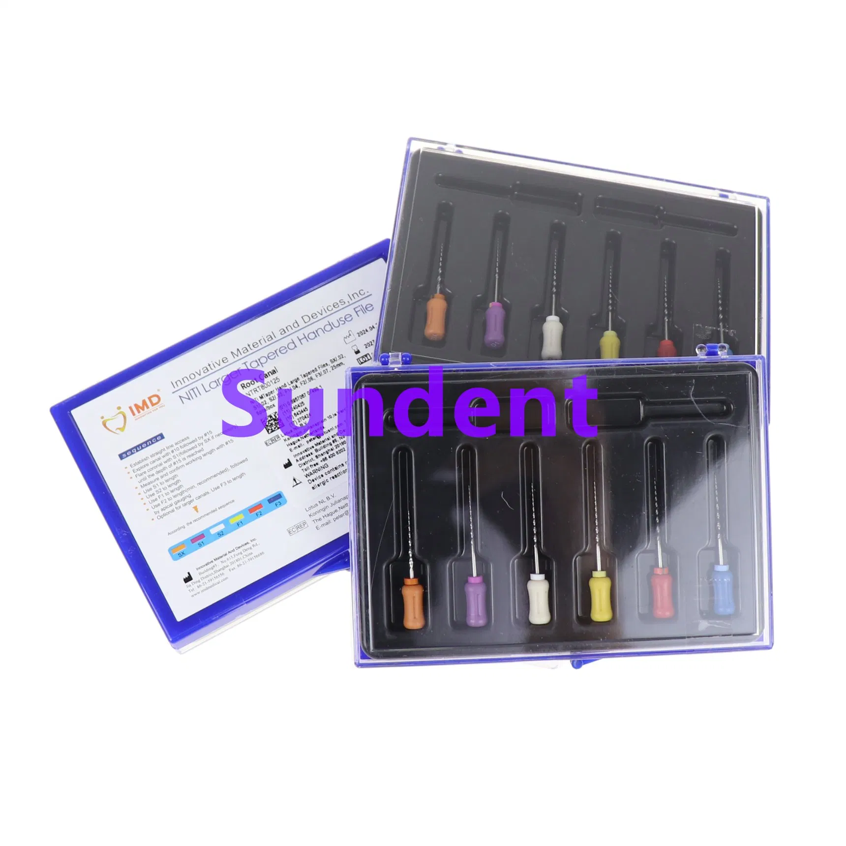 Original IMD Hand Use Files Niti Large Tapered Handuse File Dental Endo Root Canal Files Dental Endodontic File Surgical Drills