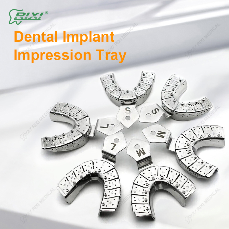 Specialized Instrument Equipment CE Approved Rixi Metal Impression Stainless Steel Trays