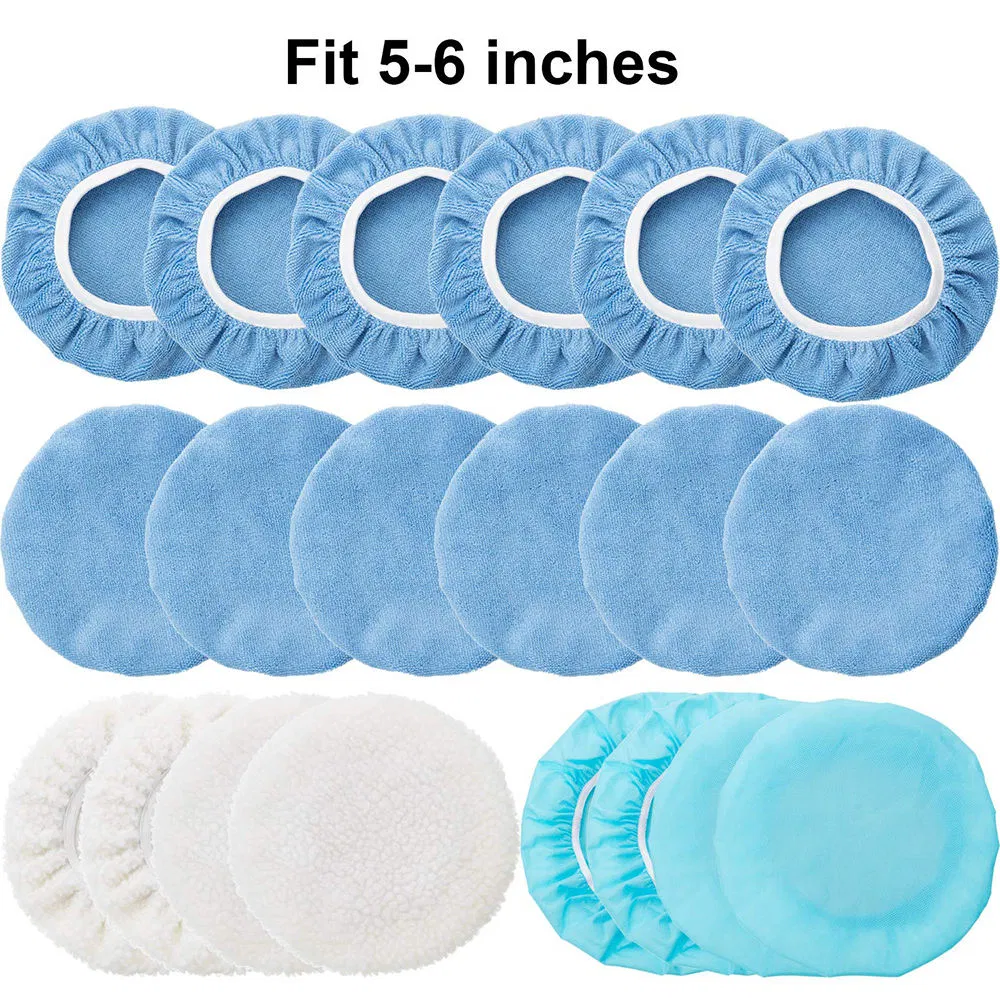 Custom Car Detailing Kit Car Buffer Polisher Pad Bonnet Microfiber Bonnet Polishing Bonnet Buffing Pad Cover