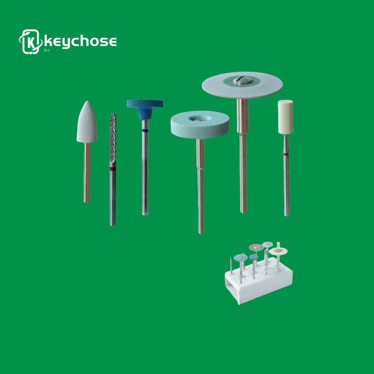 Keychose Dental Polishing Tools Dental Polishing Brush Fg Teeth Polishing Kit