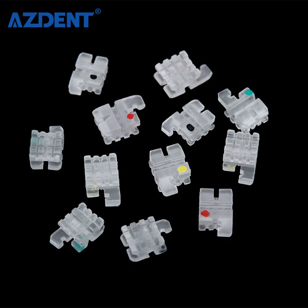 Factory Price Dental Mesh Base Roth 022 Ceramic Orthodontic Bracket