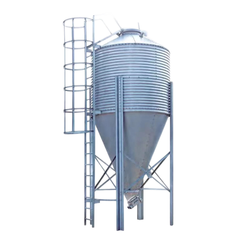 Granular Powder Material Temporary Storage Tank Discharges Materials Efficiently