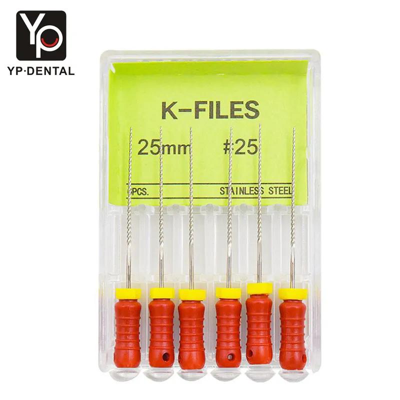 Dental K-Files Close-up