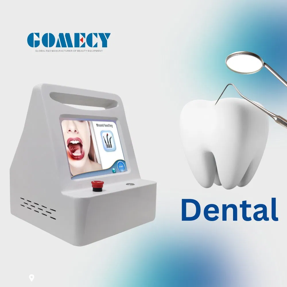Dental Diode Laser with Three Wavelength 450nm 650nm 980nm for Odontologia Treatment