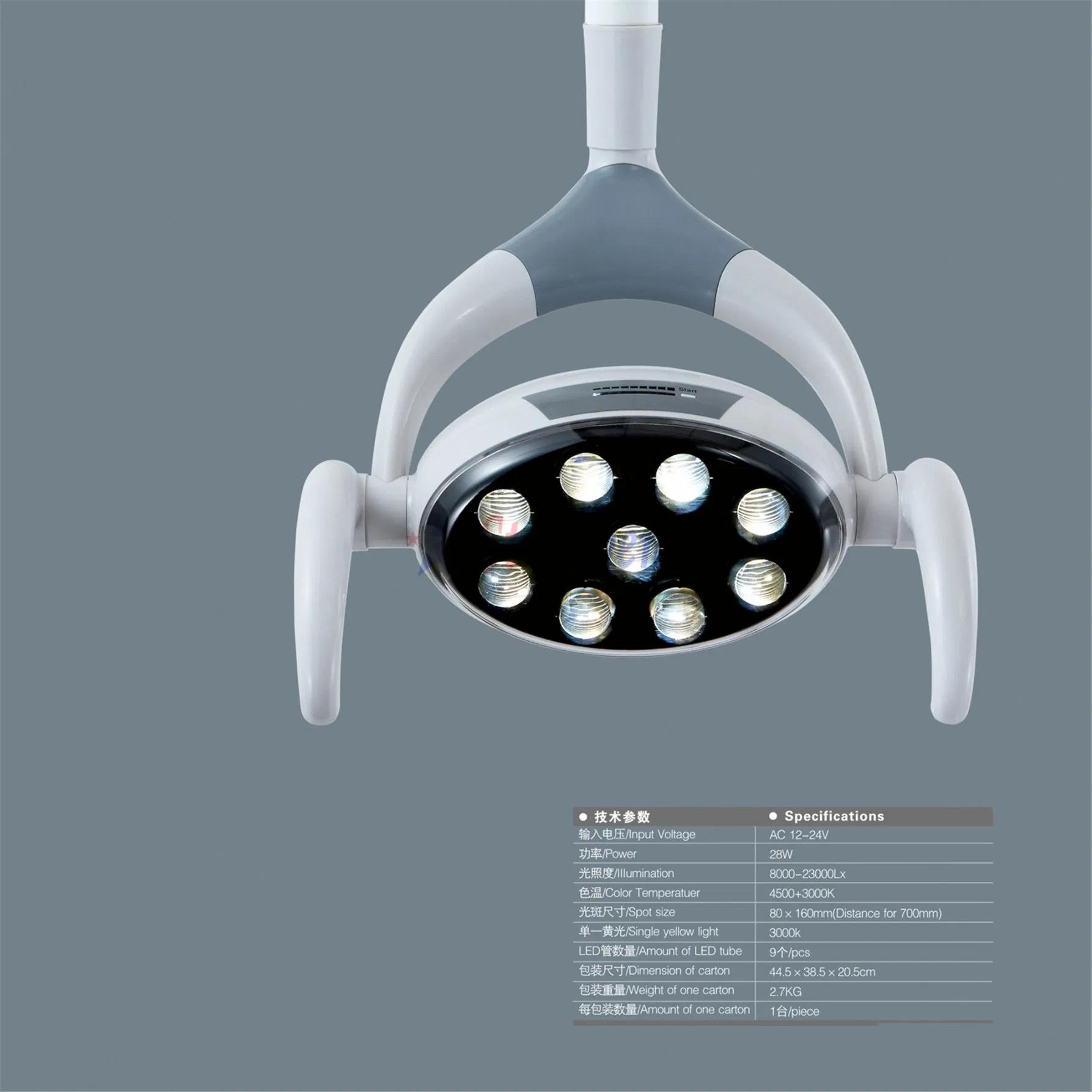 Dental Chair Product LED Oral Light Induction Sensor Lamp Dental Operatory Light