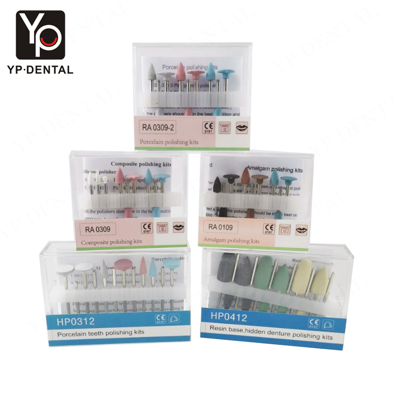 Disposable Dental Areal Abrasive Polishing Kit for Low Speed Handpiece