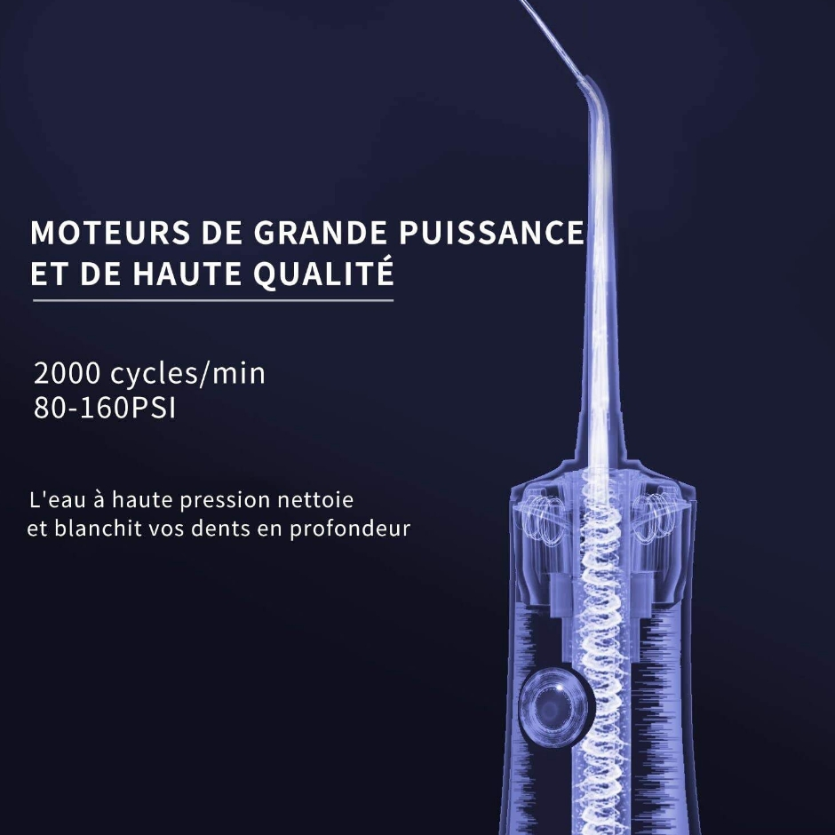 Private Label Large Tank Travel Hotel Portable Water Flosser Oral Irrigator