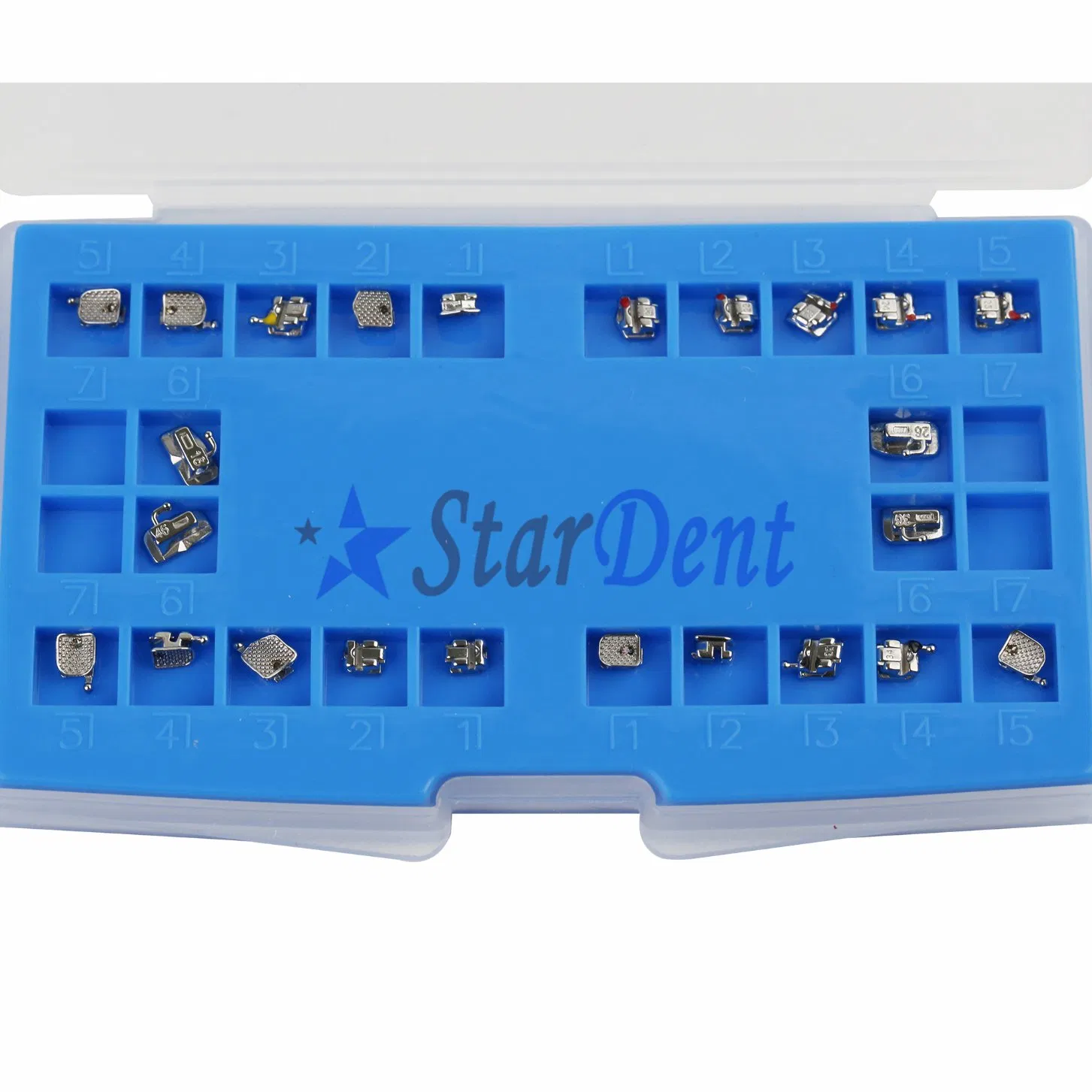 Dental Supply Orthodontic Metal Bracket Buccal Tube Self-Ligating Bracket with Buccal Tube Roth Mbt