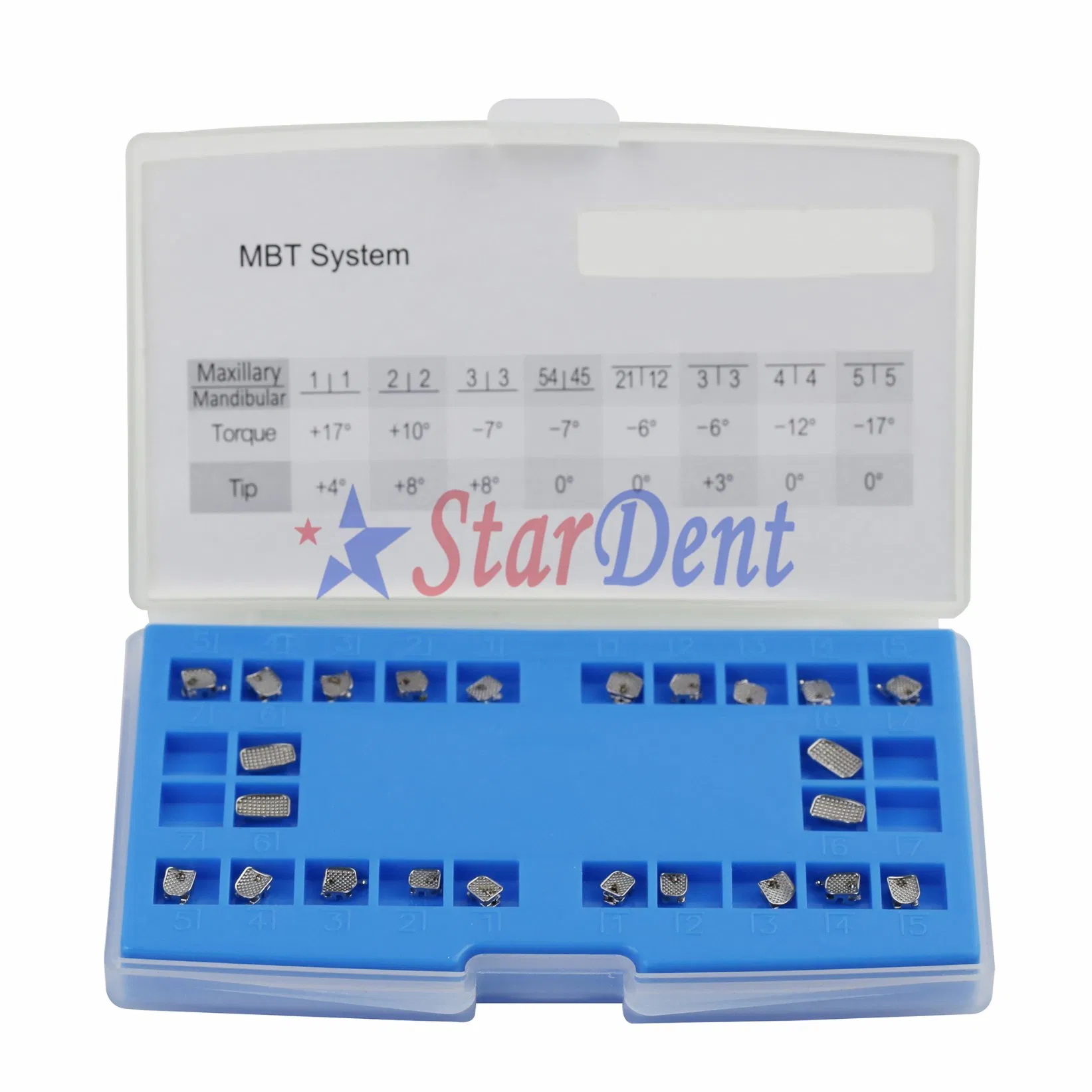 Dental Supply Orthodontic Metal Bracket Buccal Tube Self-Ligating Bracket with Buccal Tube Roth Mbt