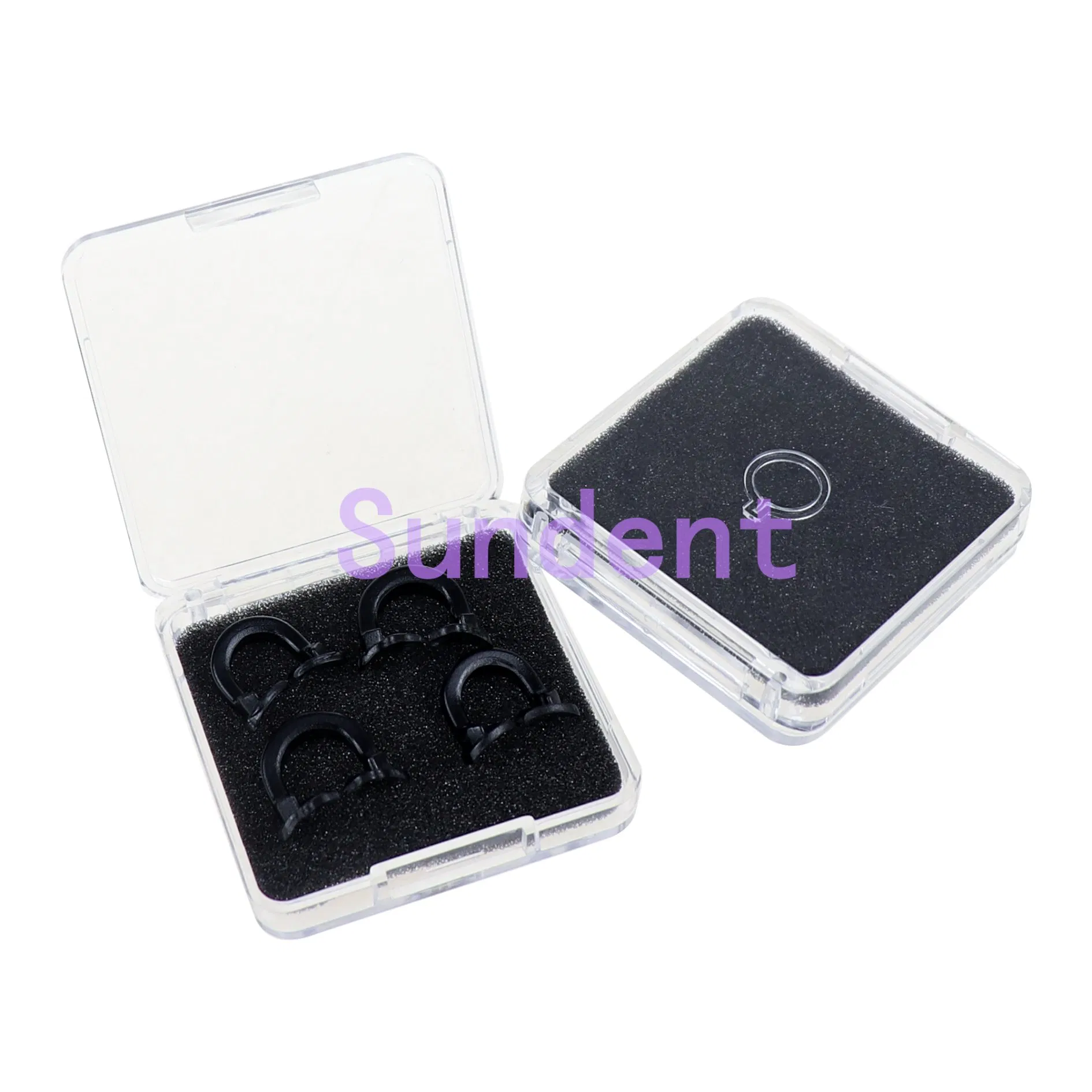 Dental Rubber Dam Kit Plastic Material Instrument 4PCS/Box