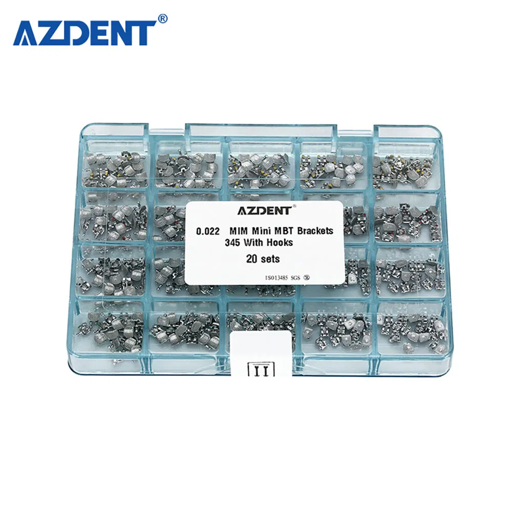 Dental 400PCS Mini Dental Metal Mbt 022 Orthodontic Bracket