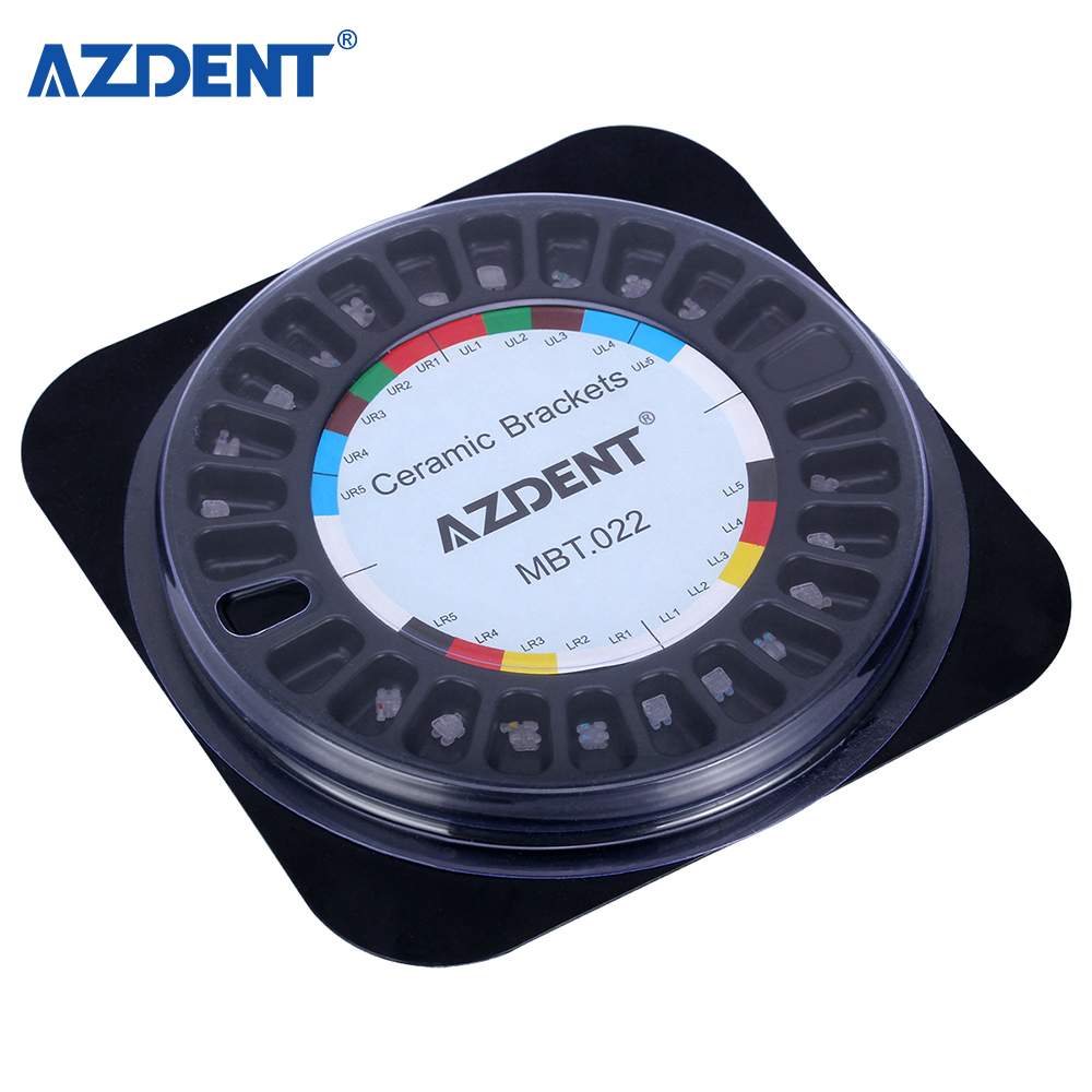 Hot Sale Azdent Dental Materials Mbt 022 Orthodontic Ceramic Brackets