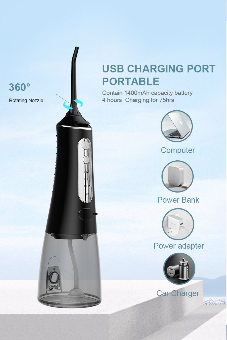 Electric Dental Floss Water Flosser Oral Irrigator with FDA