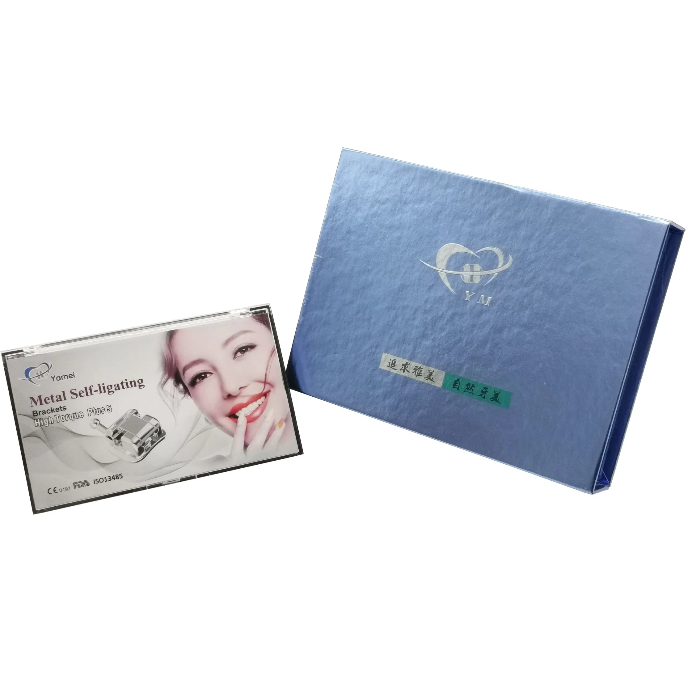 Orthodontic Roth Ceramic Teeth Braces Passive Self-Ligating Brackets