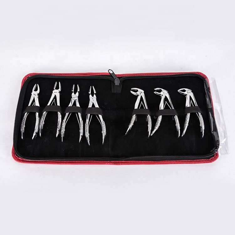 7PCS Dental Kids Surgical Instrument Children Tooth Extraction Forceps Kit