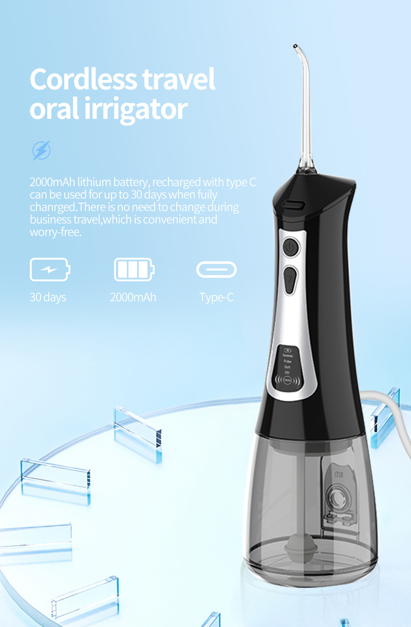 Rechargeable Portable Dental Irrigator Teeth Clean Oral Dental Floss Water