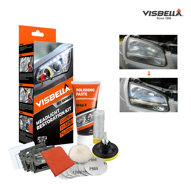 Visbella DIY Headlight Restoration Kit Polishing by Manul
