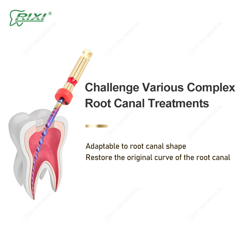 Factory Price Endodontic Rotary File Nickel Titanium Niti Colorful Dental Files