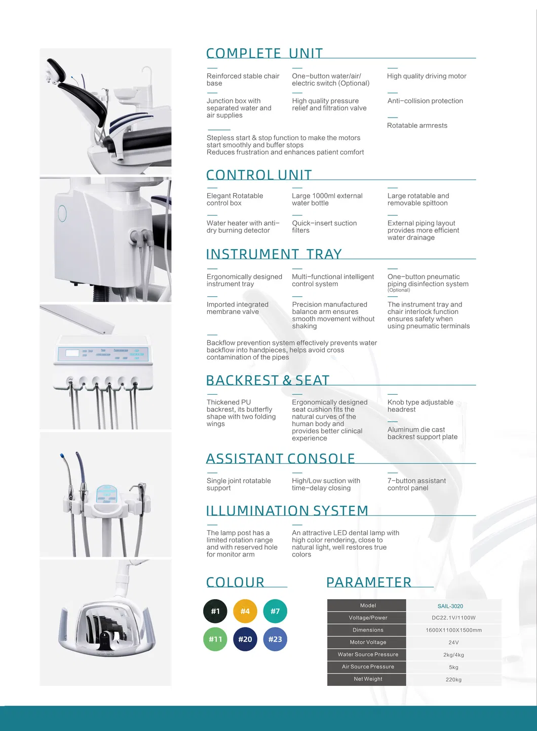 Dental Unit Components
