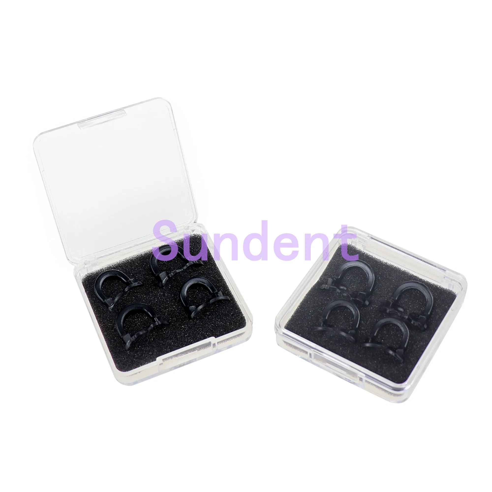 Dental Rubber Dam Kit Plastic Material Instrument 4PCS/Box