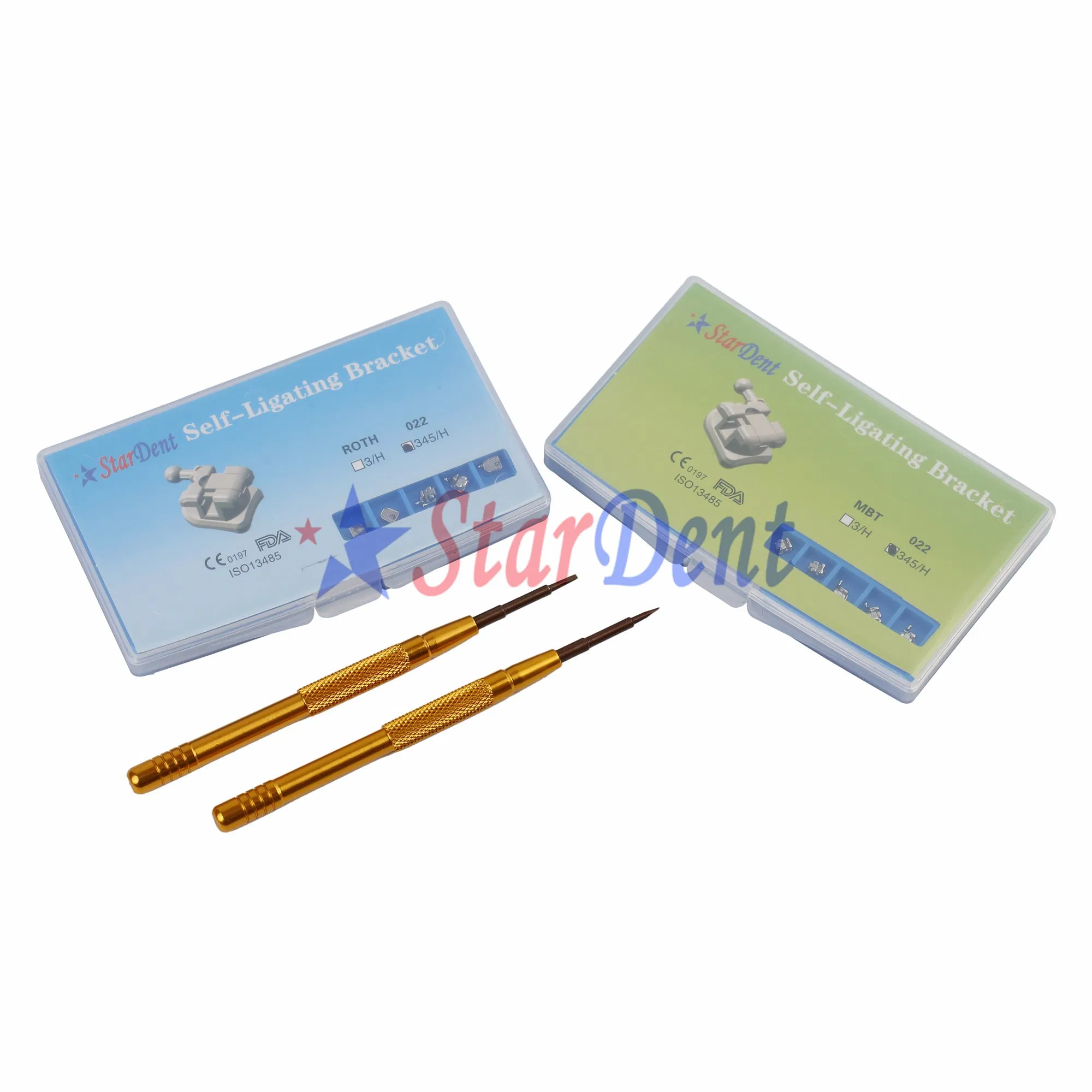 Dental Supply Orthodontic Metal Bracket Buccal Tube Self-Ligating Bracket with Buccal Tube Roth Mbt