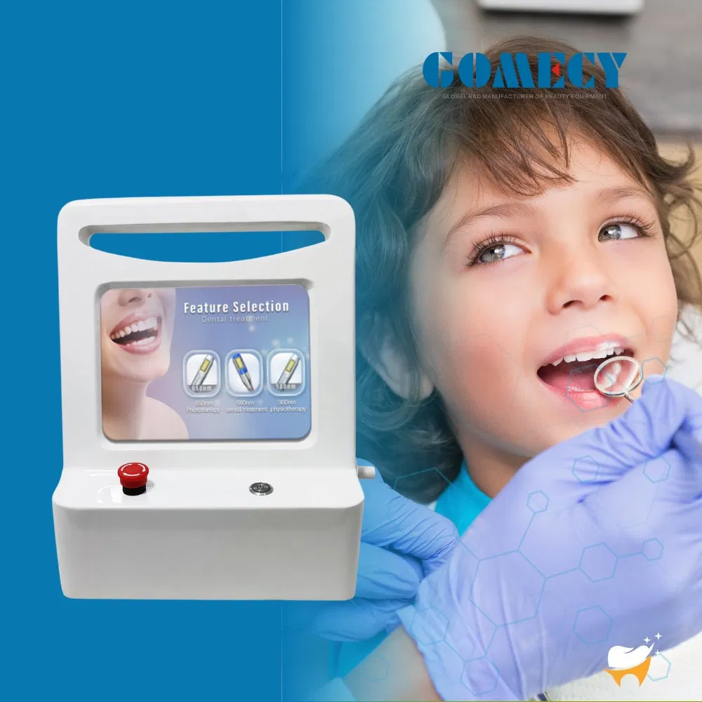 Dental Diode Laser with 450nm 650nm 980nm in Laser Dentistry