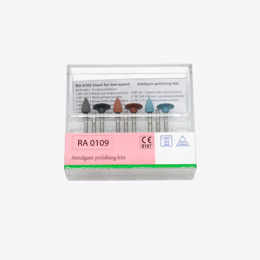 Dental Composite Resin Polishing Kits for Low Speed Handpiece 9 PCS