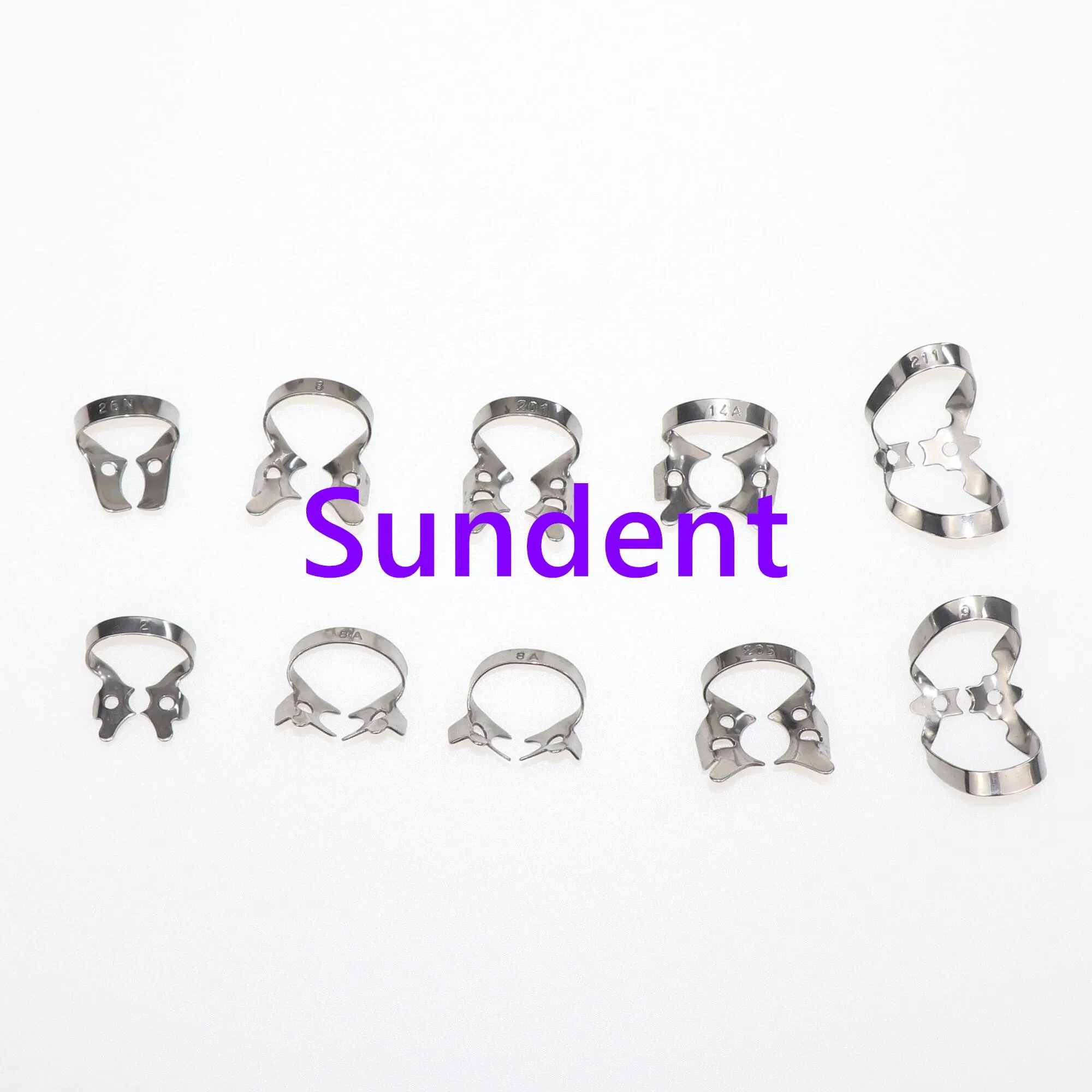 Dental Rubber Dam Starter Kit with Frame Punch Clamps Dental Dentist Instruments of 12PCS