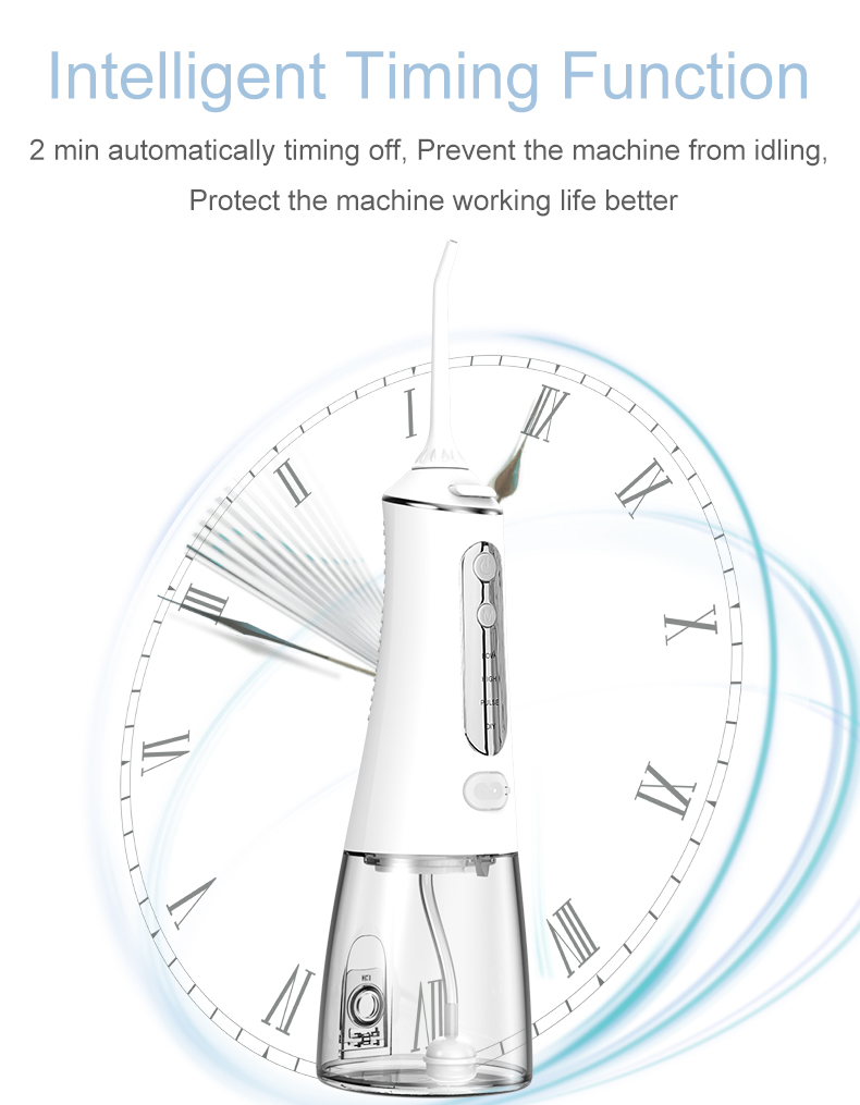 Portable Household Electric Dental Water Flosser Cordless Teeth Cleaning Flosser Water Flosser Oral Irrigator