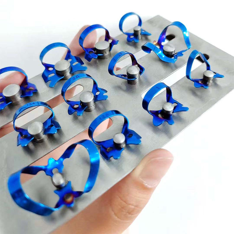 12PCS Stainless Steel Dental Rubber Dam Clamps Set