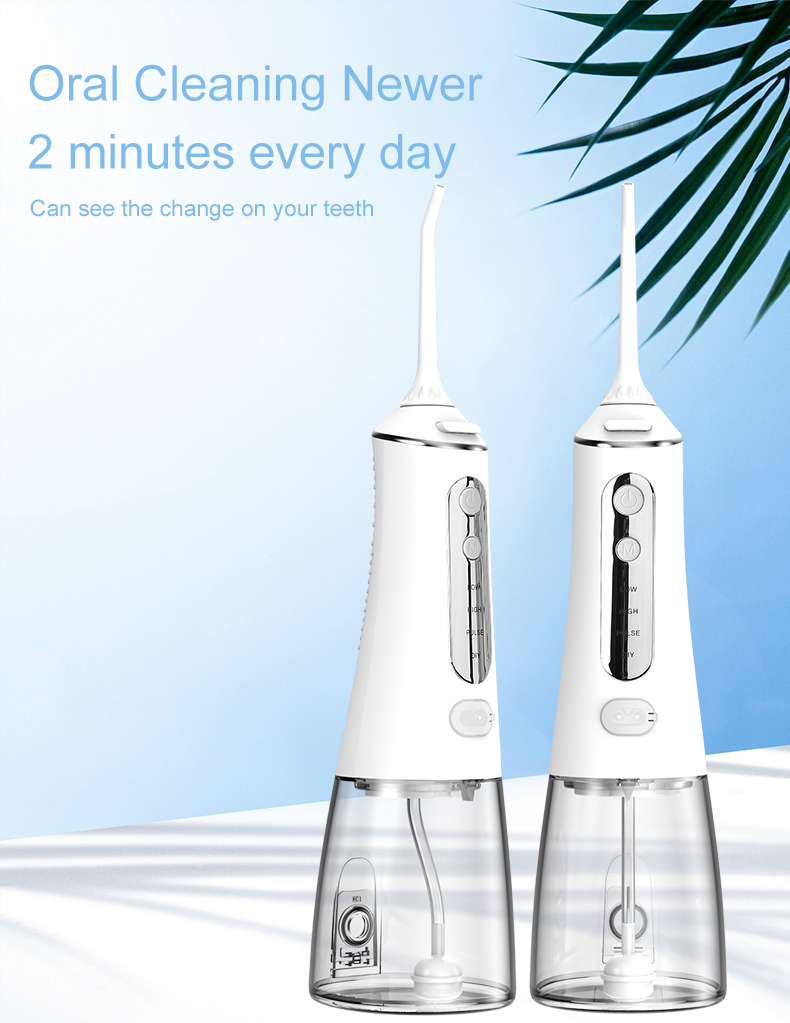 Portable Household Electric Dental Water Flosser Cordless Teeth Cleaning Flosser Water Flosser Oral Irrigator