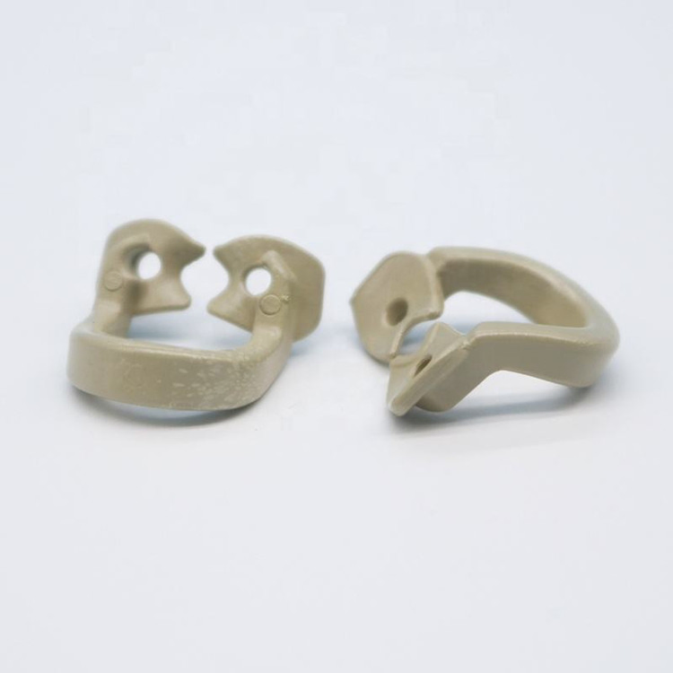 SJ Autoclavable Plastic Dentist Surgical Instruments Black Dental Rubber Dam Clamps Kit