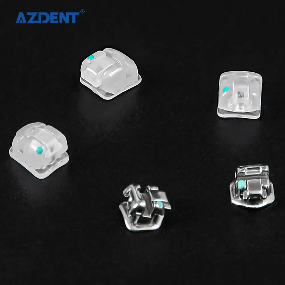 Azdent Dental Ceramic Roth/Mbt 022 Self-Ligating Orthodontic Bracket