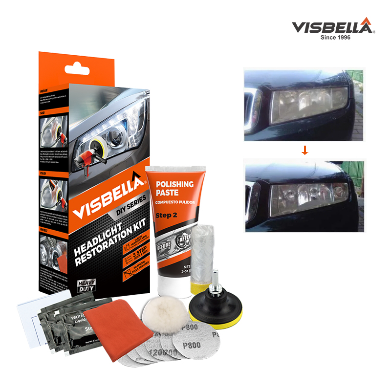 Visbella DIY Headlight Restoration Kit Polishing by Manul