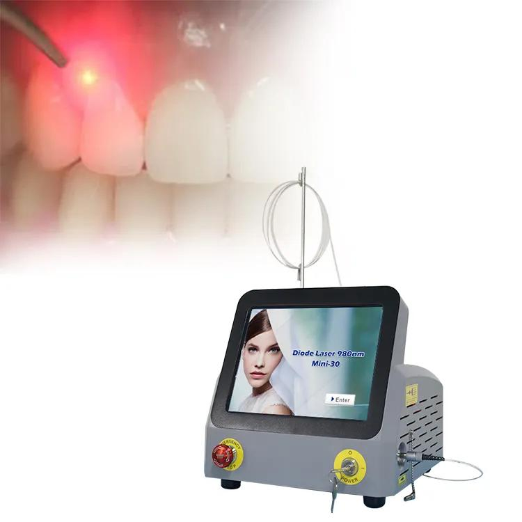 60W Dental Diode Laser Surgery Price Soft Tissue Cutting Dental Hard Tissue Laser Dental Laser Teeth Whitening Machine