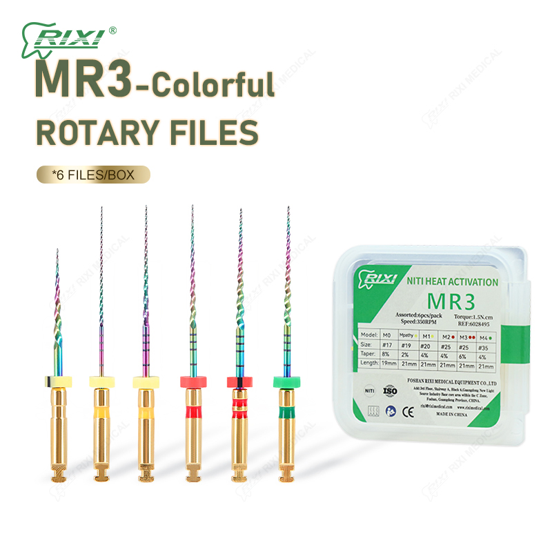 Factory Price Endodontic Rotary File Nickel Titanium Niti Colorful Dental Files