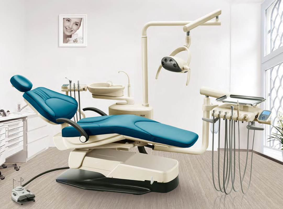 3-Memory Program Dental Chair Unit with LED Sensor Lamp