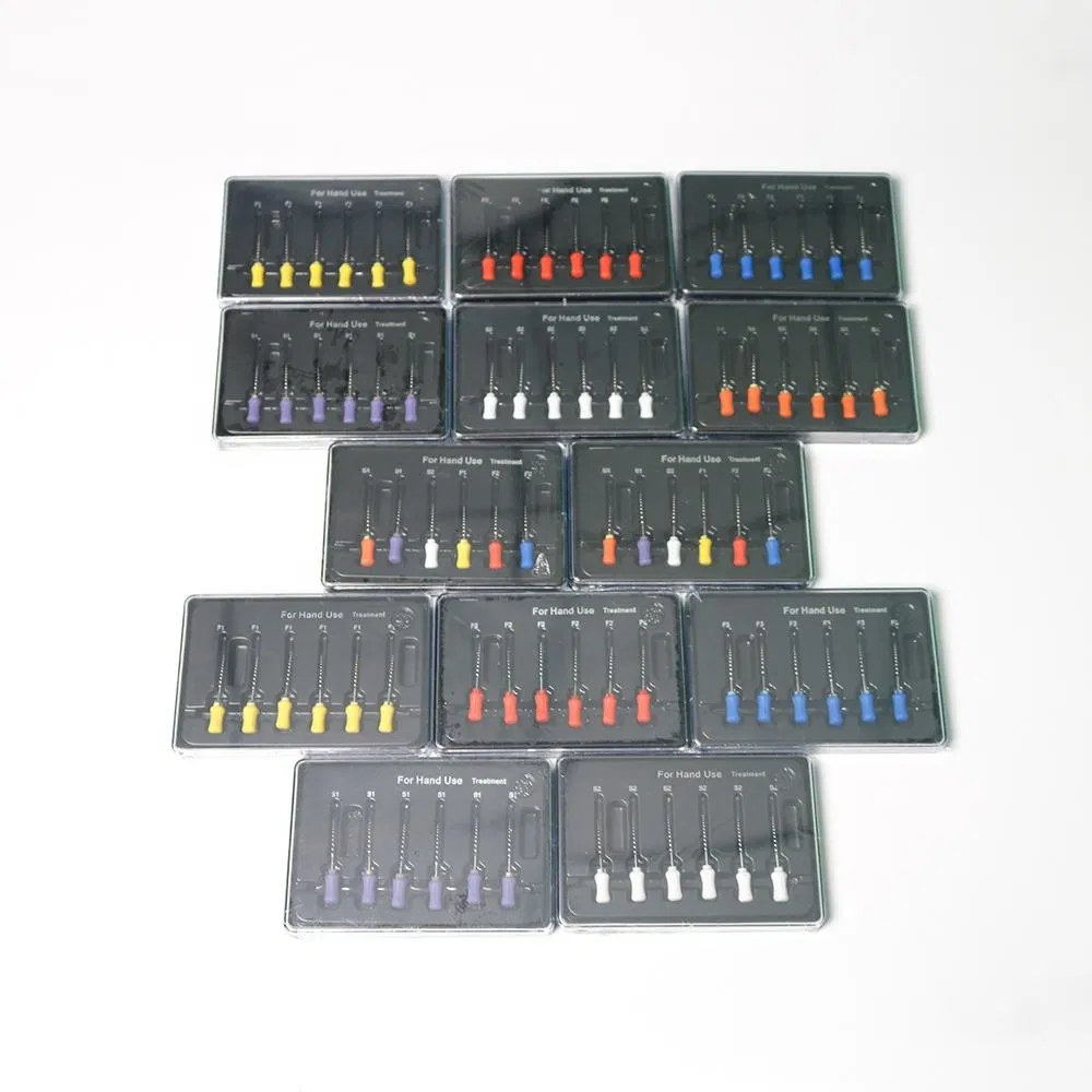 Dental Hand Taper Files Sx-F3 25/21mm Endodontic Root Canal Shaping Tools