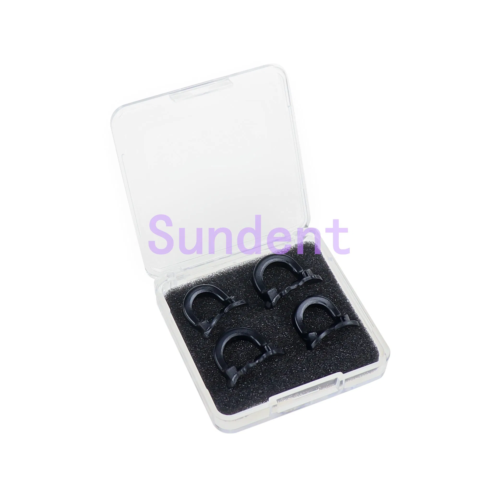 Dental Rubber Dam Kit Plastic Material Instrument 4PCS/Box