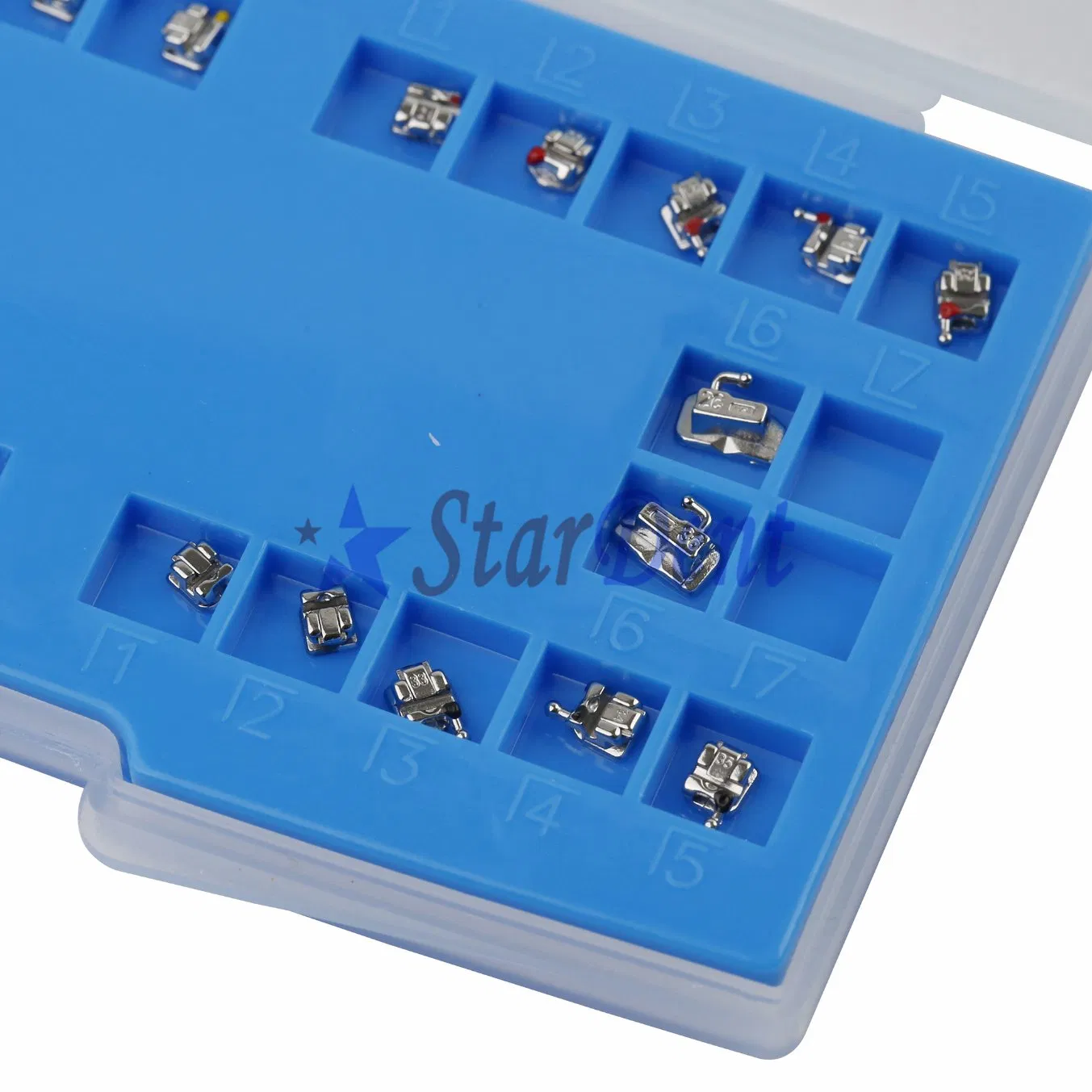 Dental Supply Orthodontic Metal Bracket Buccal Tube Self-Ligating Bracket with Buccal Tube Roth Mbt