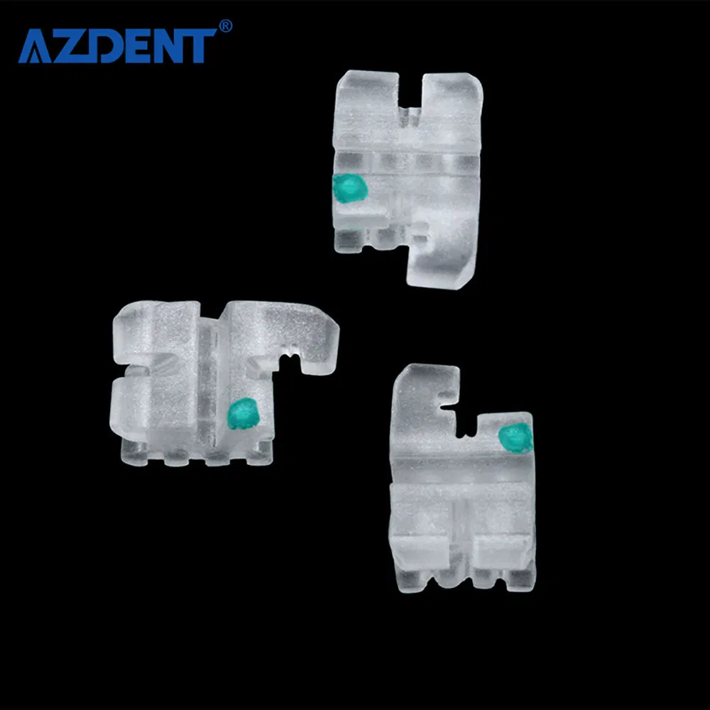 Factory Price Dental Mesh Base Roth 022 Ceramic Orthodontic Bracket