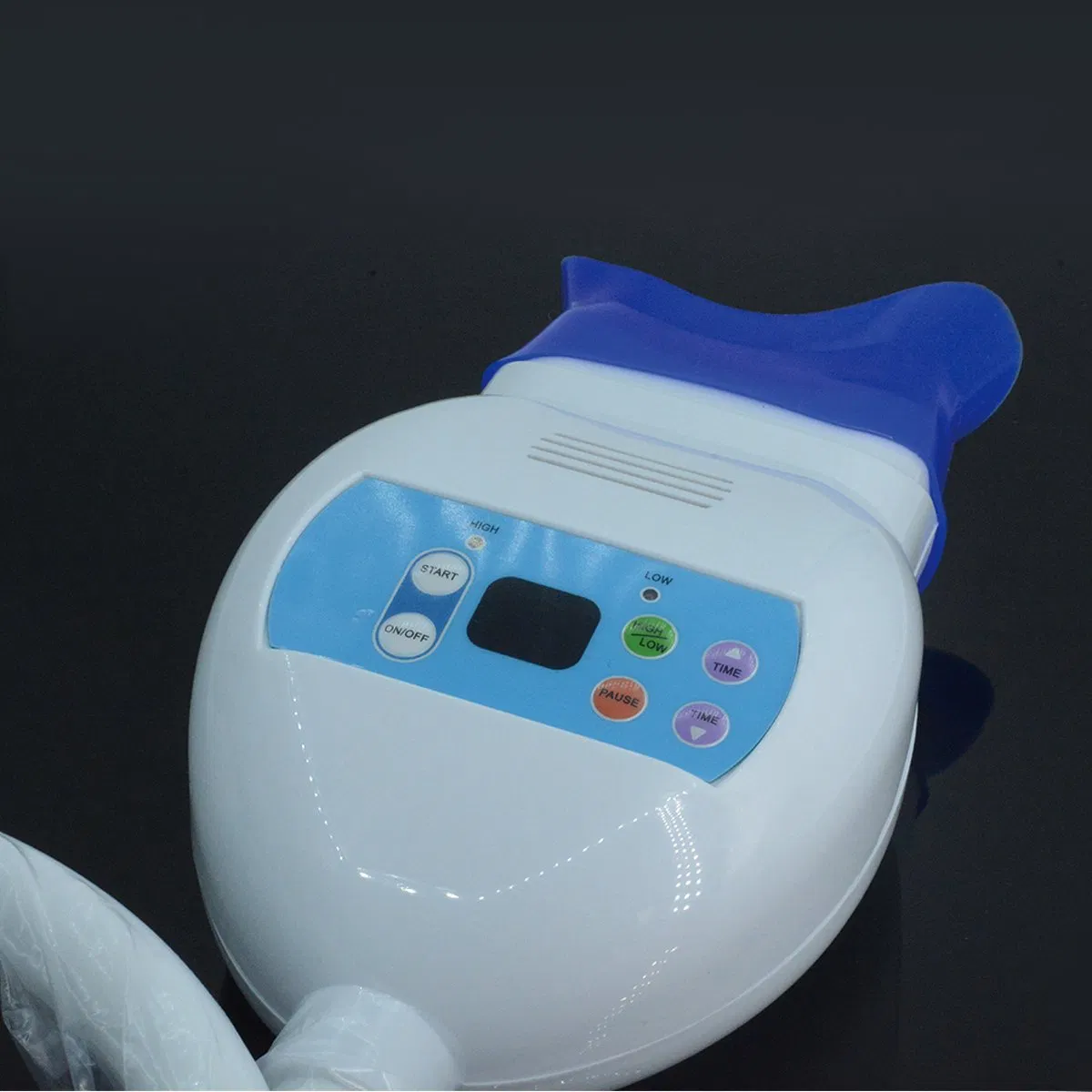 Compact Blue Light Teeth Whitening LED Device for Personal Care