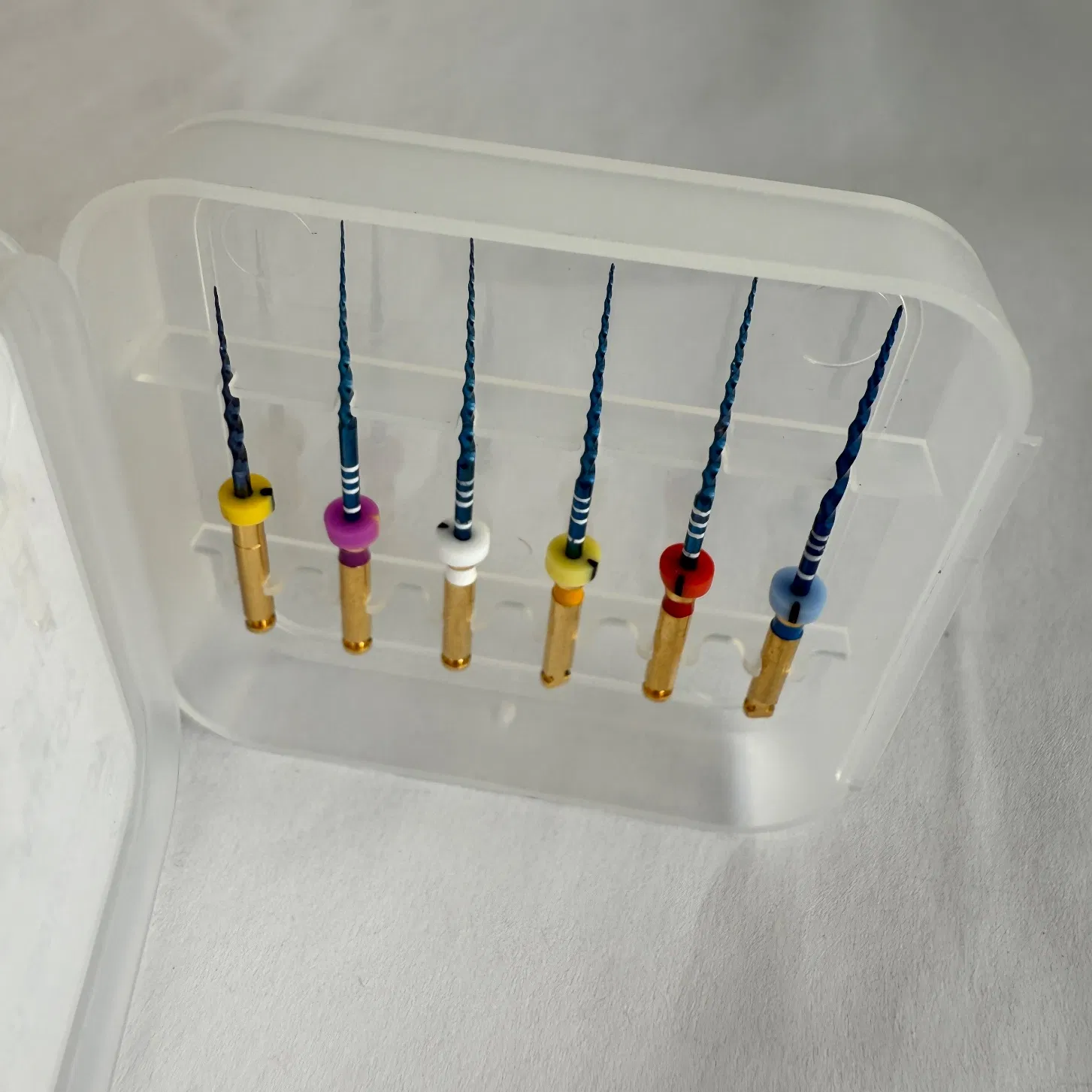 Heat-Activated Niti Endodontic Blue Rotary Dental Files for Superior Root Canal Procedures