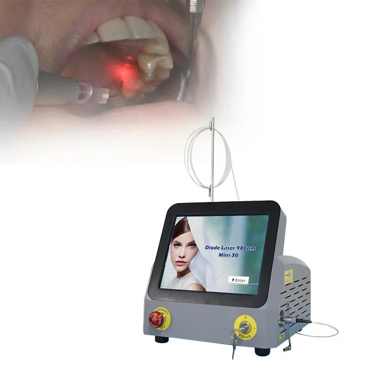 60W Dental Diode Laser Surgery Price Soft Tissue Cutting Dental Hard Tissue Laser Dental Laser Teeth Whitening Machine