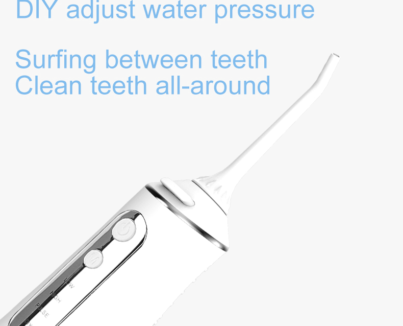 Portable Household Electric Dental Water Flosser Cordless Teeth Cleaning Flosser Water Flosser Oral Irrigator