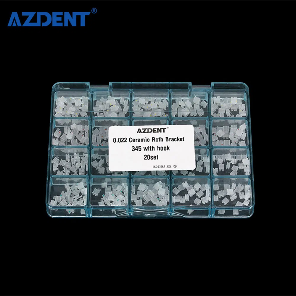 Factory Price Dental Mesh Base Roth 022 Ceramic Orthodontic Bracket