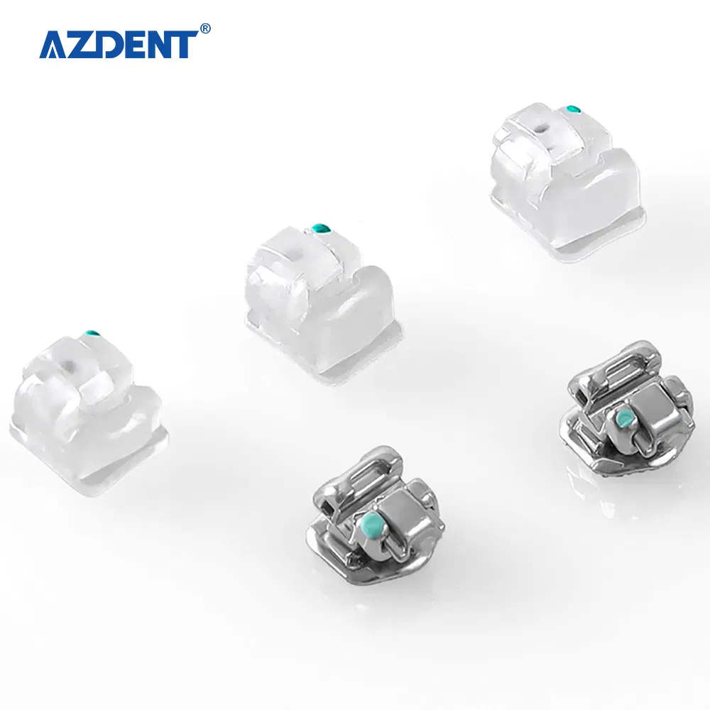 Azdent Dental Ceramic Roth/Mbt 022 Self-Ligating Orthodontic Bracket