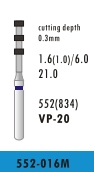 Diamond Dental Burs for Dentist Dental Material Polishing Instruments Fg High Quality Vp-20/552-016m/834-016m