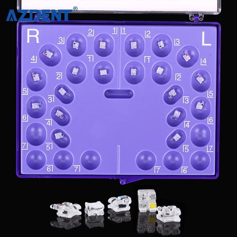 New Type Dental Invisible Monocrystalline Sapphire Mini Roth 022 Orthodontic Brackets